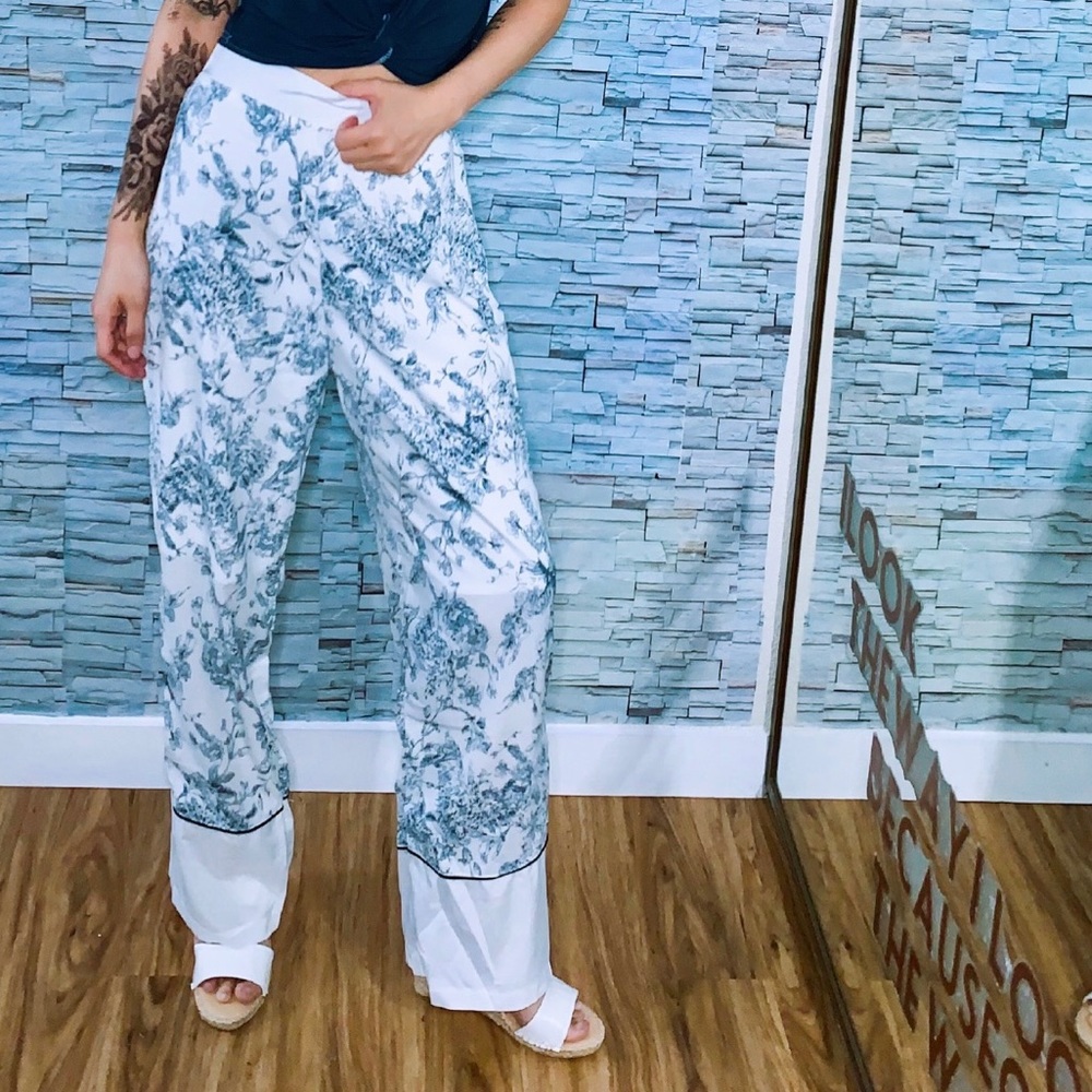 Chiffon Wide Leg Pants